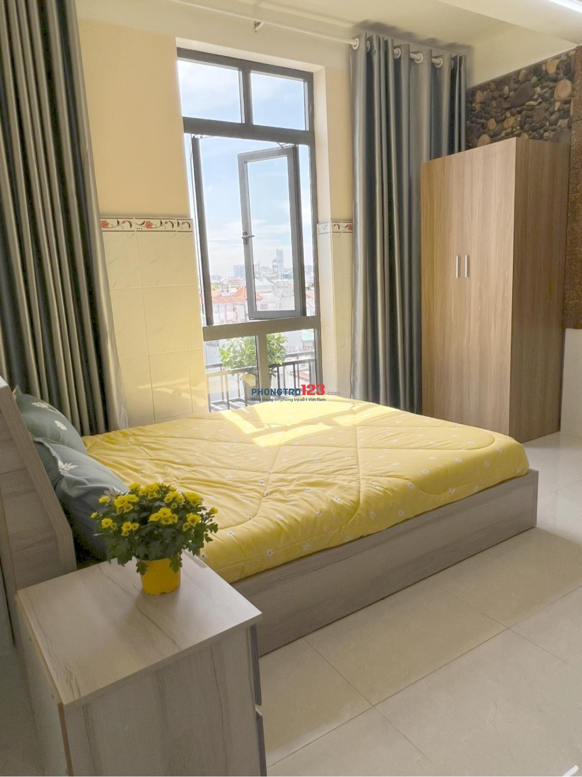 Cho Thuê Căn Hộ Chung Cư Mini mới xây, Phòng STUDIO Phan Huy Ích 3Tr8