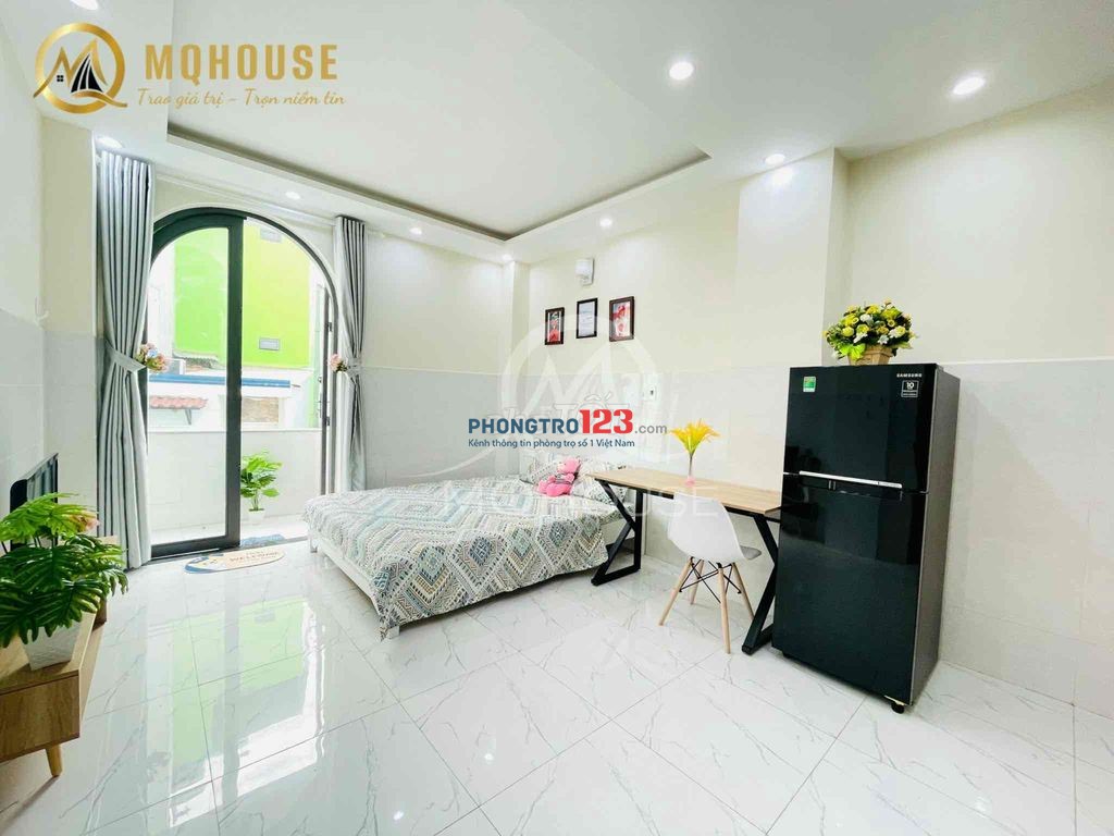 Nhanh Tay_GIẢM 500K/T CHDV STUDIO BAN CÔNG CỬA SỔ Mới Siêu Đẹp Full Nội Thất