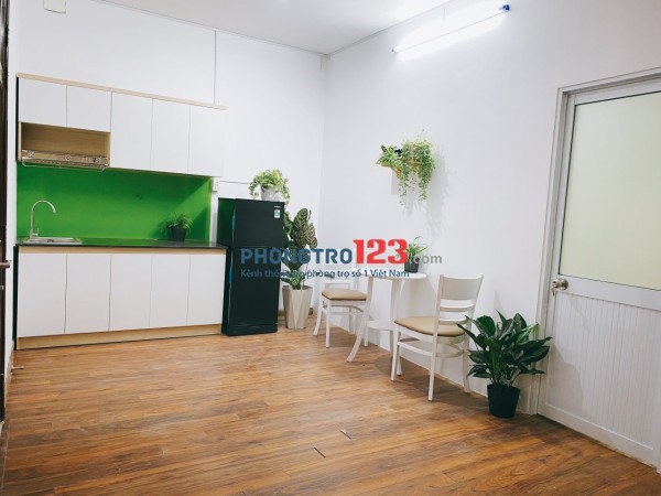 căn hộ siêu rộng 50m2 Vạn Kiếp F3 Bình Thạnh cửa sổ thoáng, full nội thất giá 11.5tr