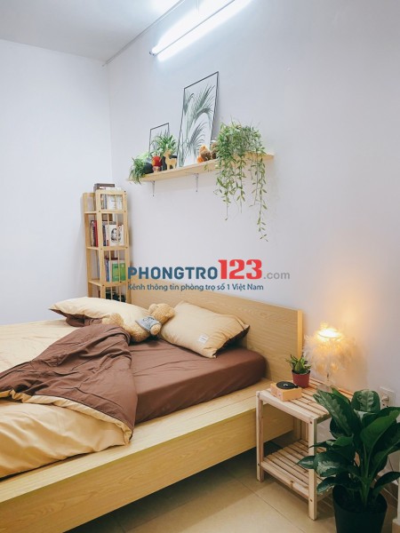 căn hộ siêu rộng 50m2 Vạn Kiếp F3 Bình Thạnh cửa sổ thoáng, full nội thất giá 11.5tr