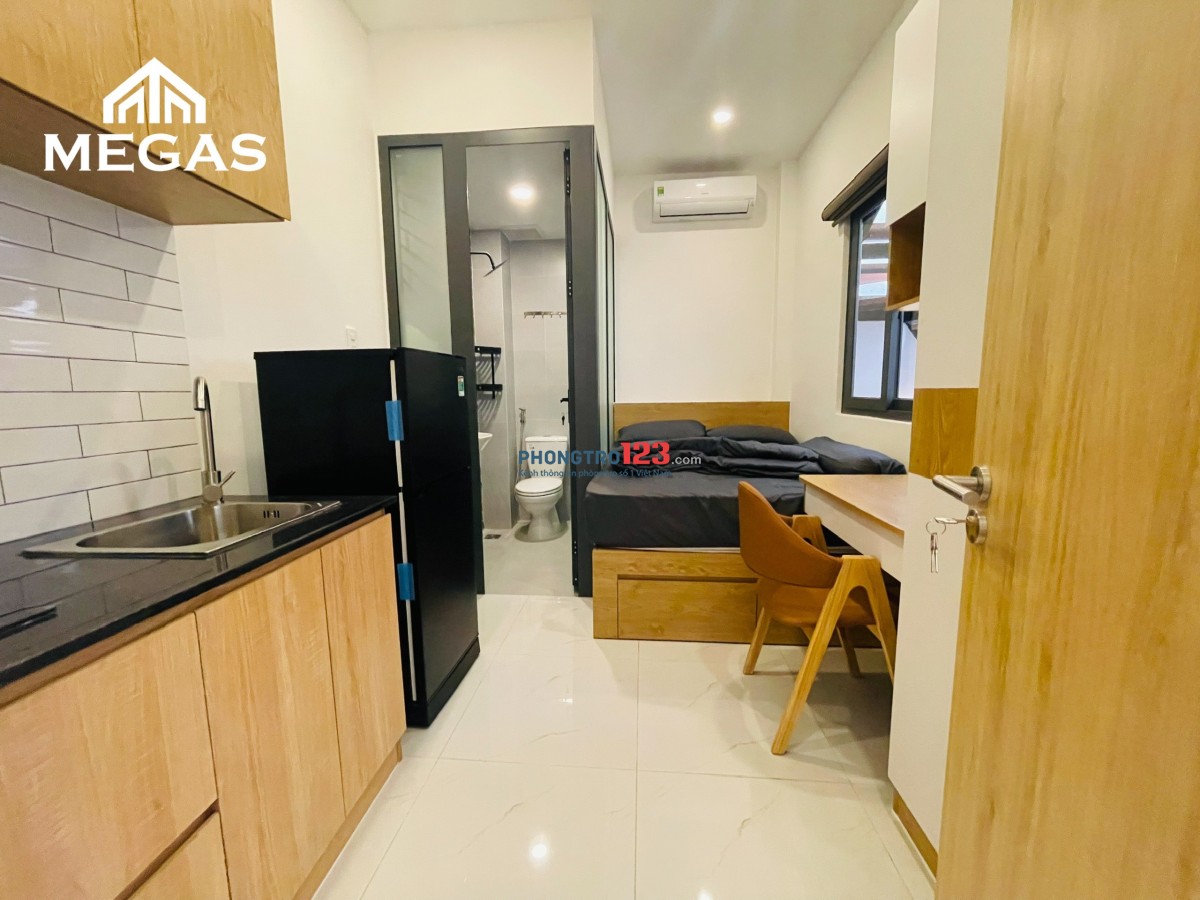 Studio full nội thất cao cấp Quận 3 khu an ninh yên tĩnh hẻm xe ba gác