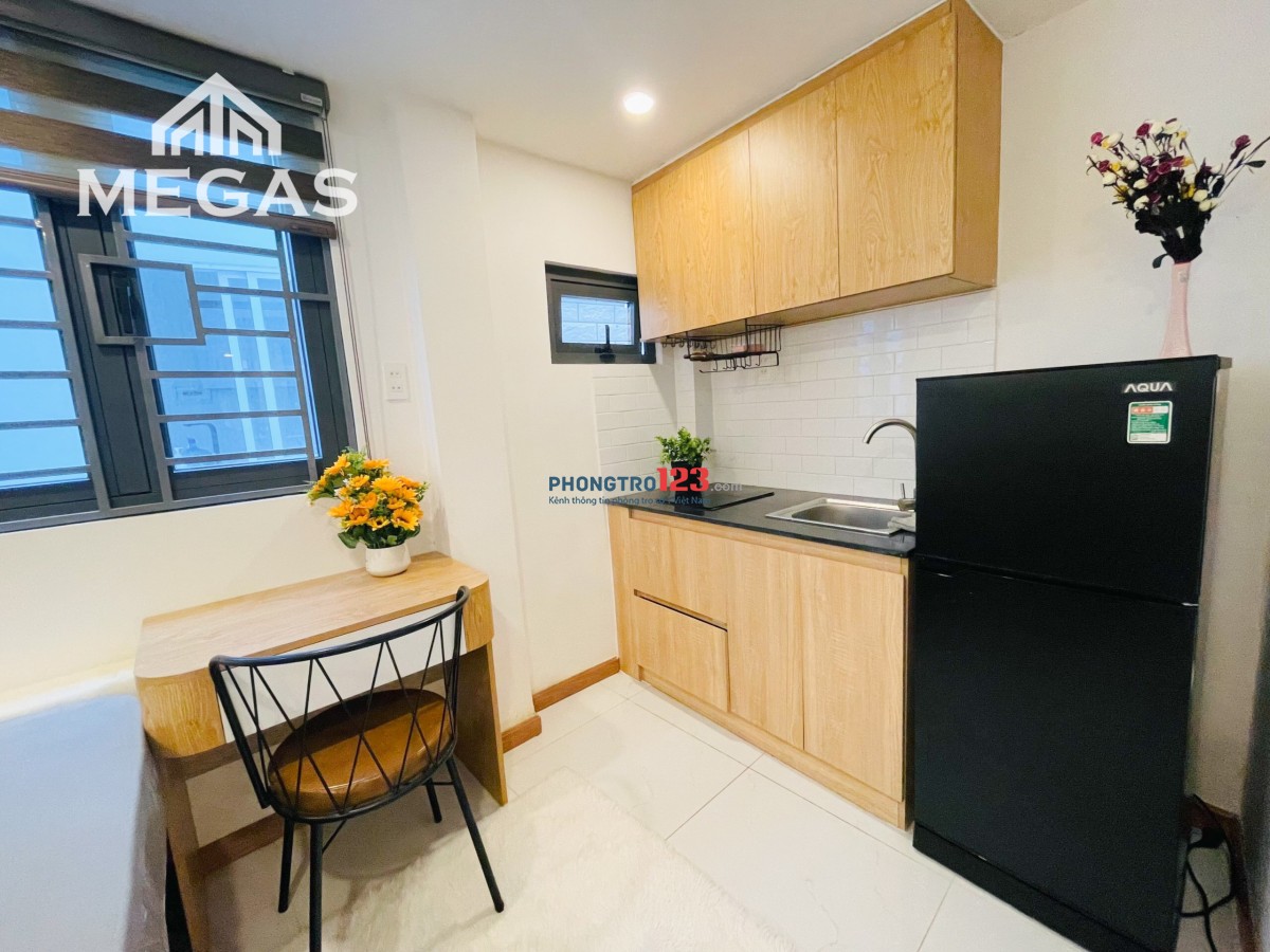 Studio full nội thất cao cấp Quận 3 khu an ninh yên tĩnh hẻm xe ba gác