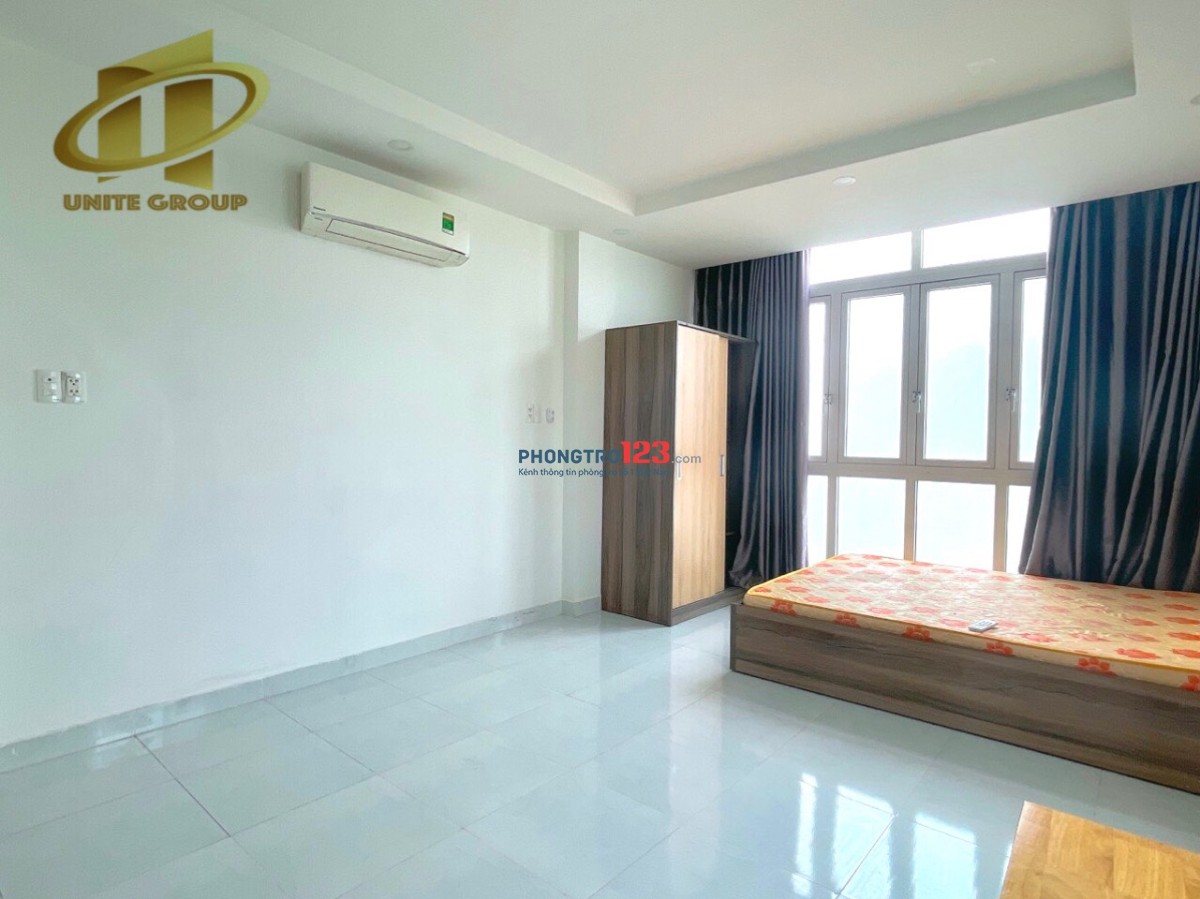 Cho thuê phòng sạch sẽ, thoáng có cửa sổ đủ nội thất gần Lotte Q7