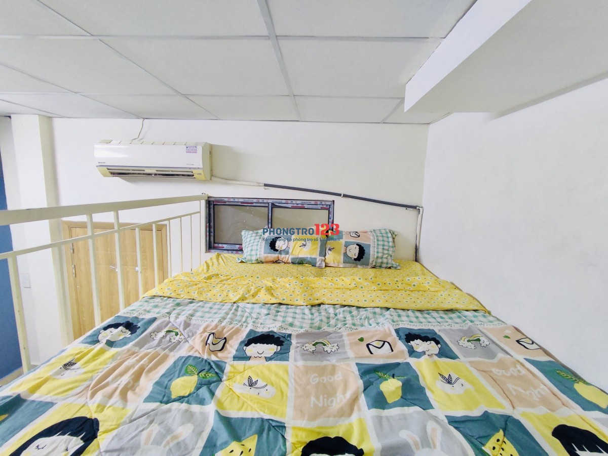Phòng Gác ĐẸP Full Nội Thất Giá Mềm PHAN VĂN TRỊ Bình Thạnh Gần Emart