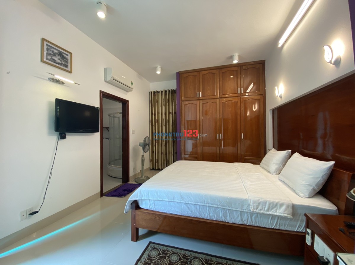 Cho thuê căn hộ 1 phòng ngủ sân vườn Nguyễn Văn Thoại 9 triệu/tháng