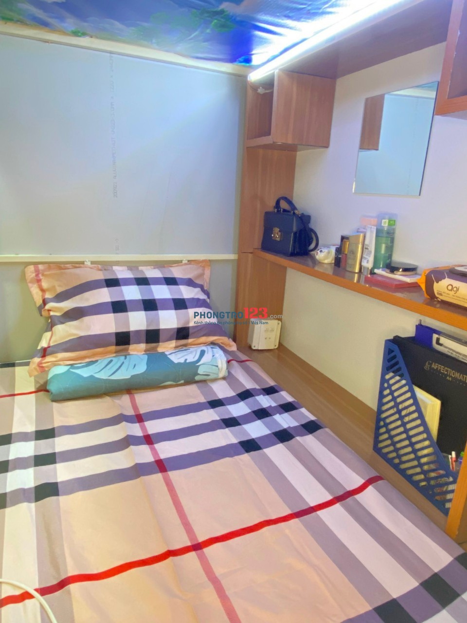 Cho thuê phòng ở ghép dạng Sleep Box 1 người ở riêng tư giá rẻ Quận Tân Bình