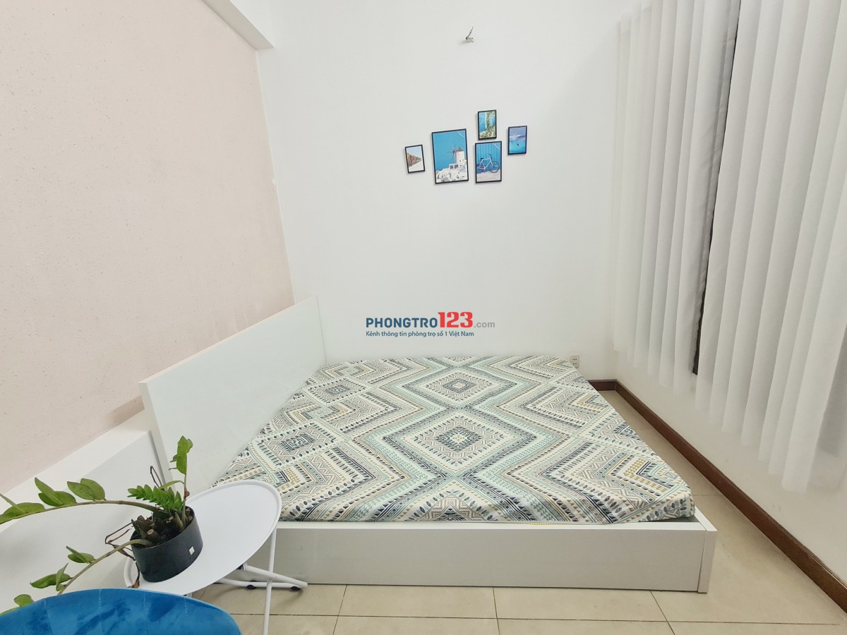 1pn trống sẵn, đầy đủ nội thất, không giới hạn người ở, cho nuôi pet