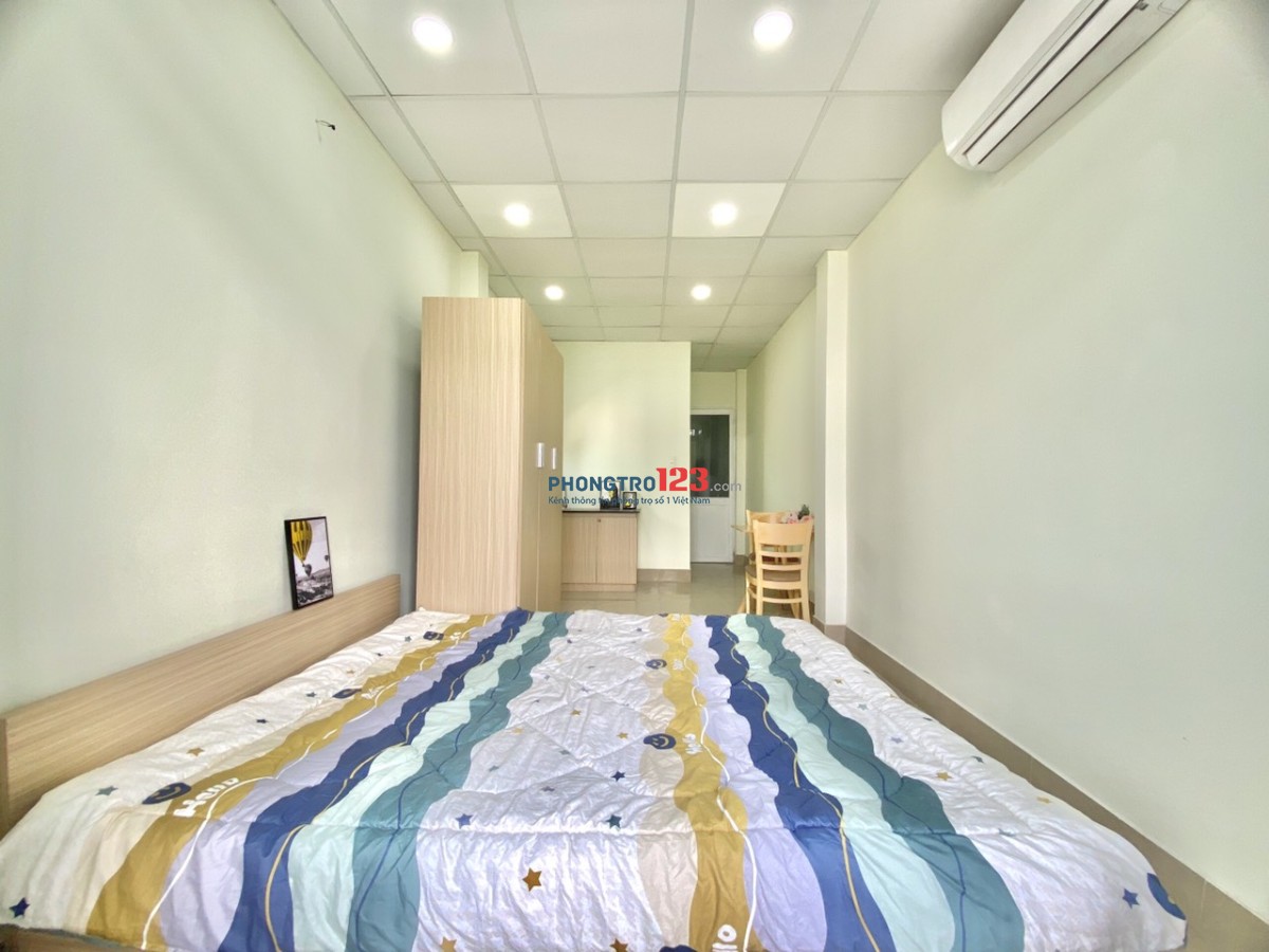 Cho thuê phòng mới xây 30m2 + full nội thất, phường 2, Tân Bình
