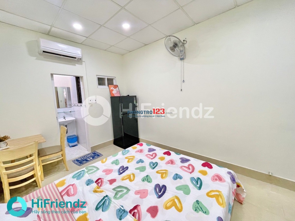 Cho thuê phòng mới xây 30m2 + full nội thất, phường 2, Tân Bình