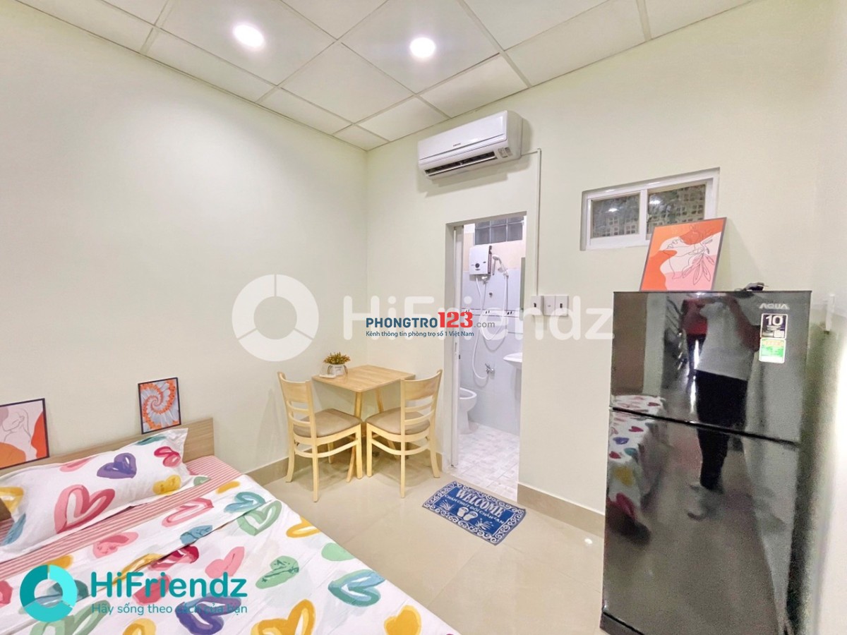 Cho thuê phòng mới xây 30m2 + full nội thất, phường 2, Tân Bình