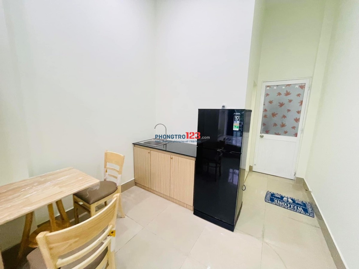 Cho thuê phòng mới xây 30m2 + full nội thất, phường 2, Tân Bình