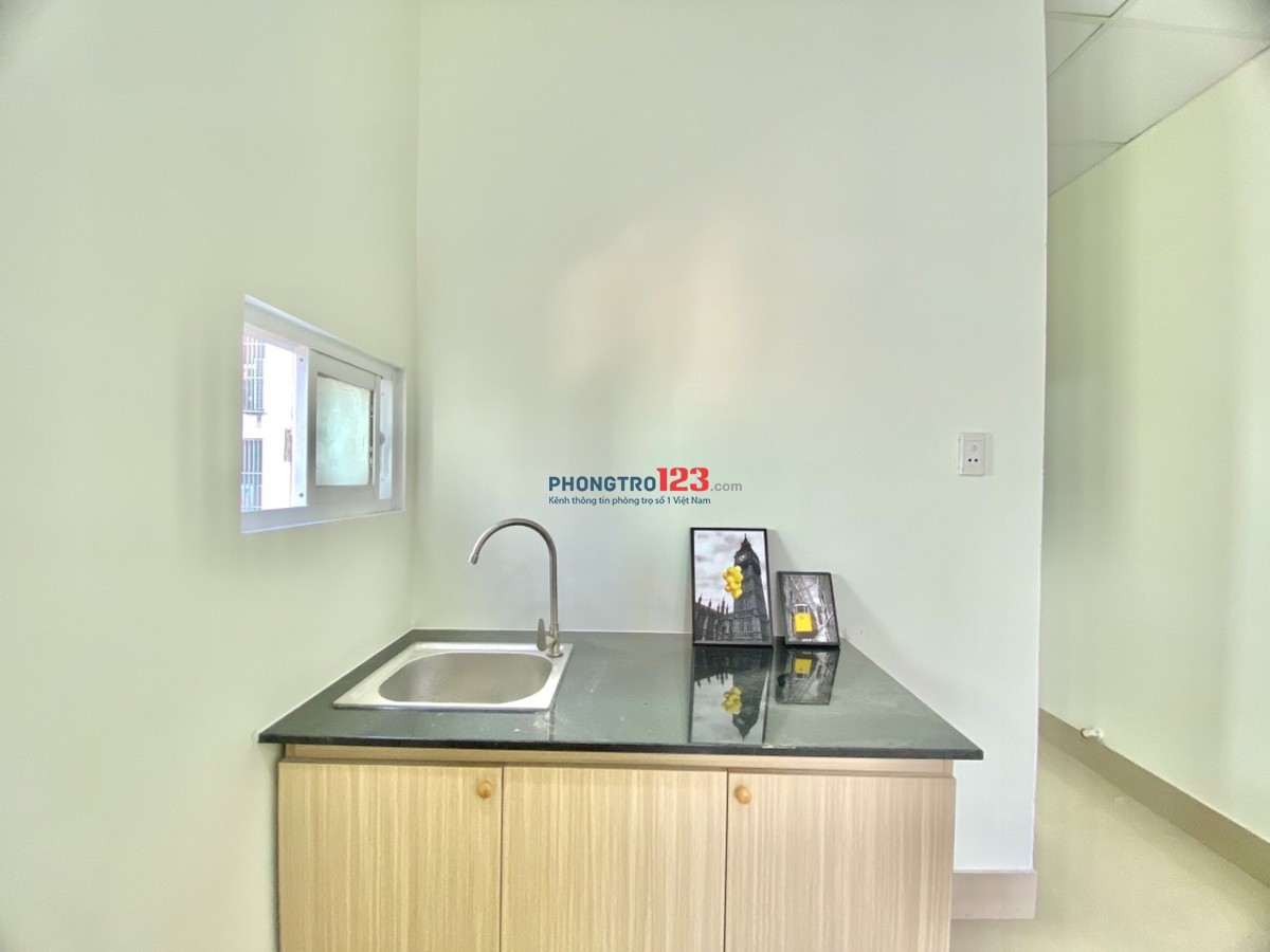 Cho thuê phòng mới xây 30m2 + full nội thất, phường 2, Tân Bình