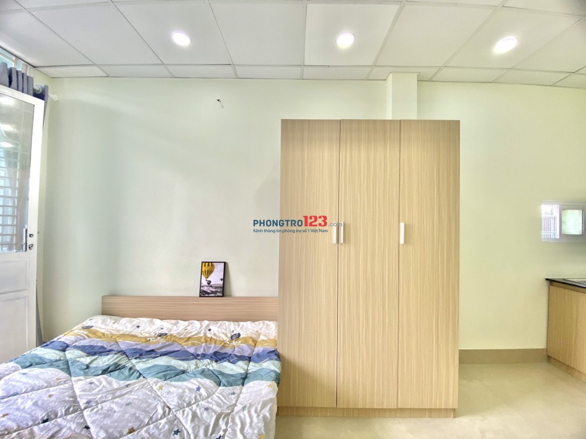 Cho thuê phòng mới xây 30m2 + full nội thất, phường 2, Tân Bình