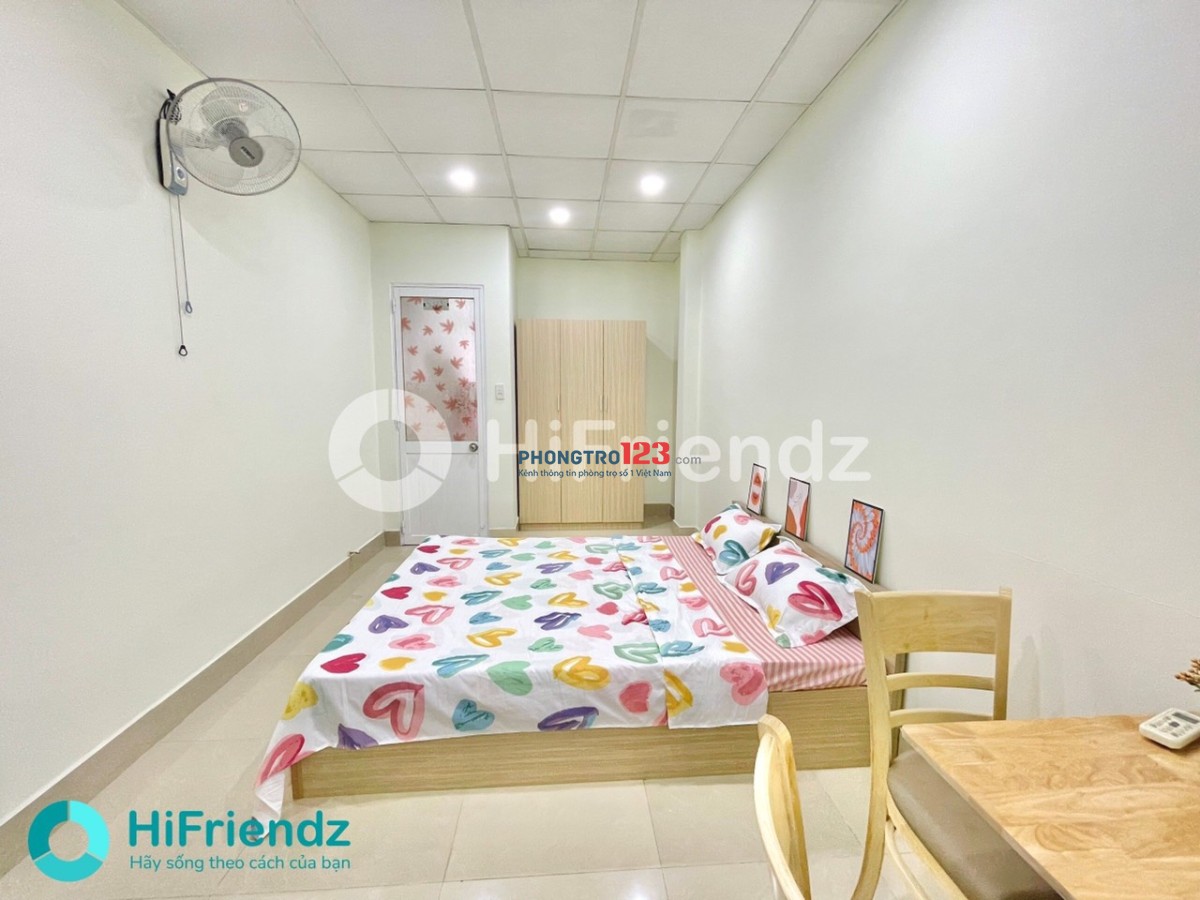 Cho thuê phòng mới xây 30m2 + full nội thất, phường 2, Tân Bình