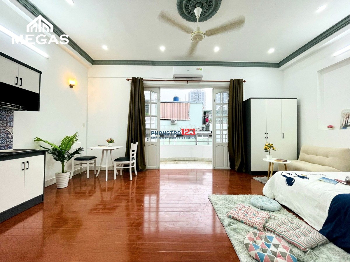 Studio bancong rộng đến 45m2 ngay cầu vượt 3/2