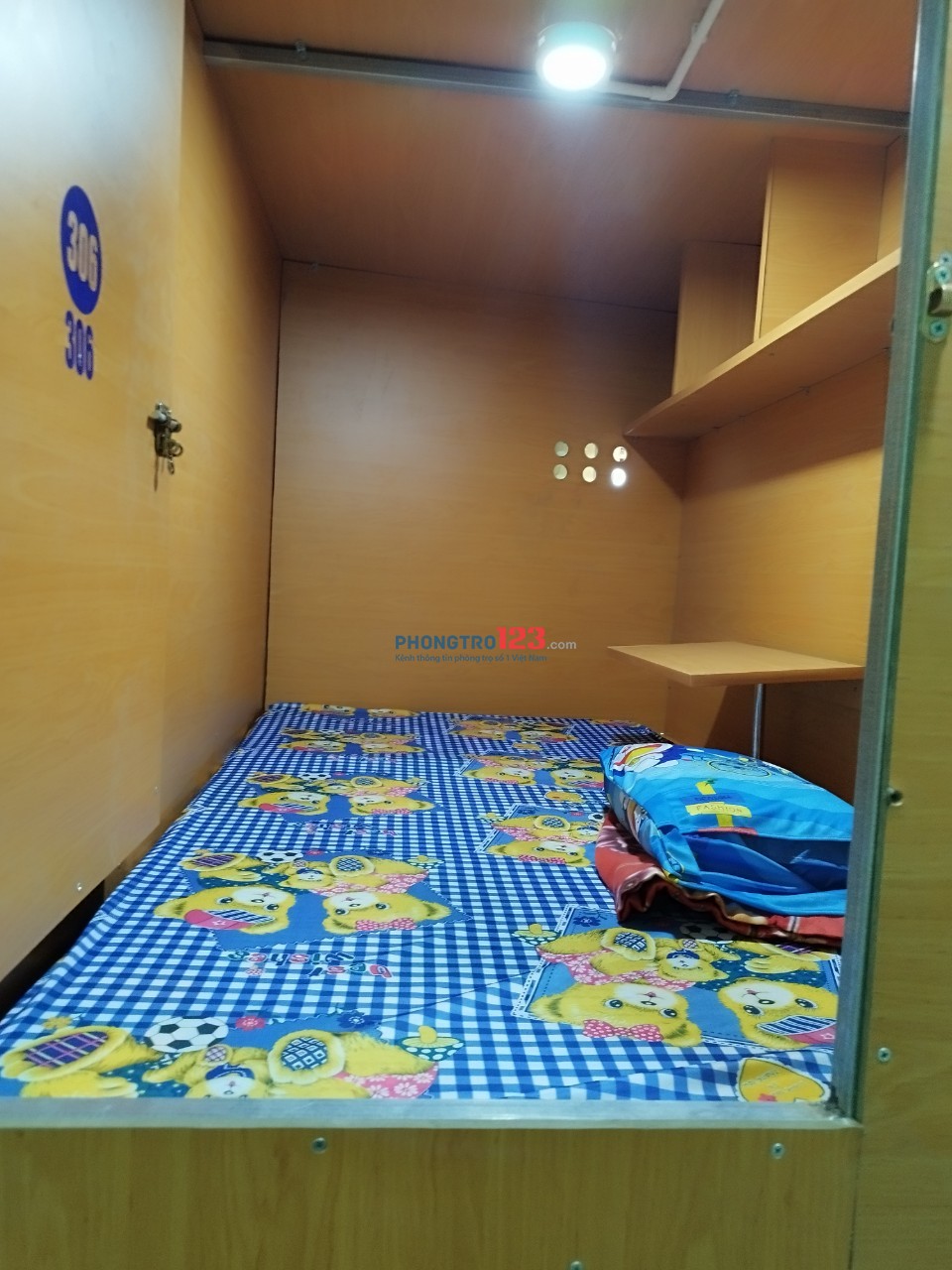 Sleep Box riêng tư đầy đủ tiện nghi giá rẻ Quận Tân