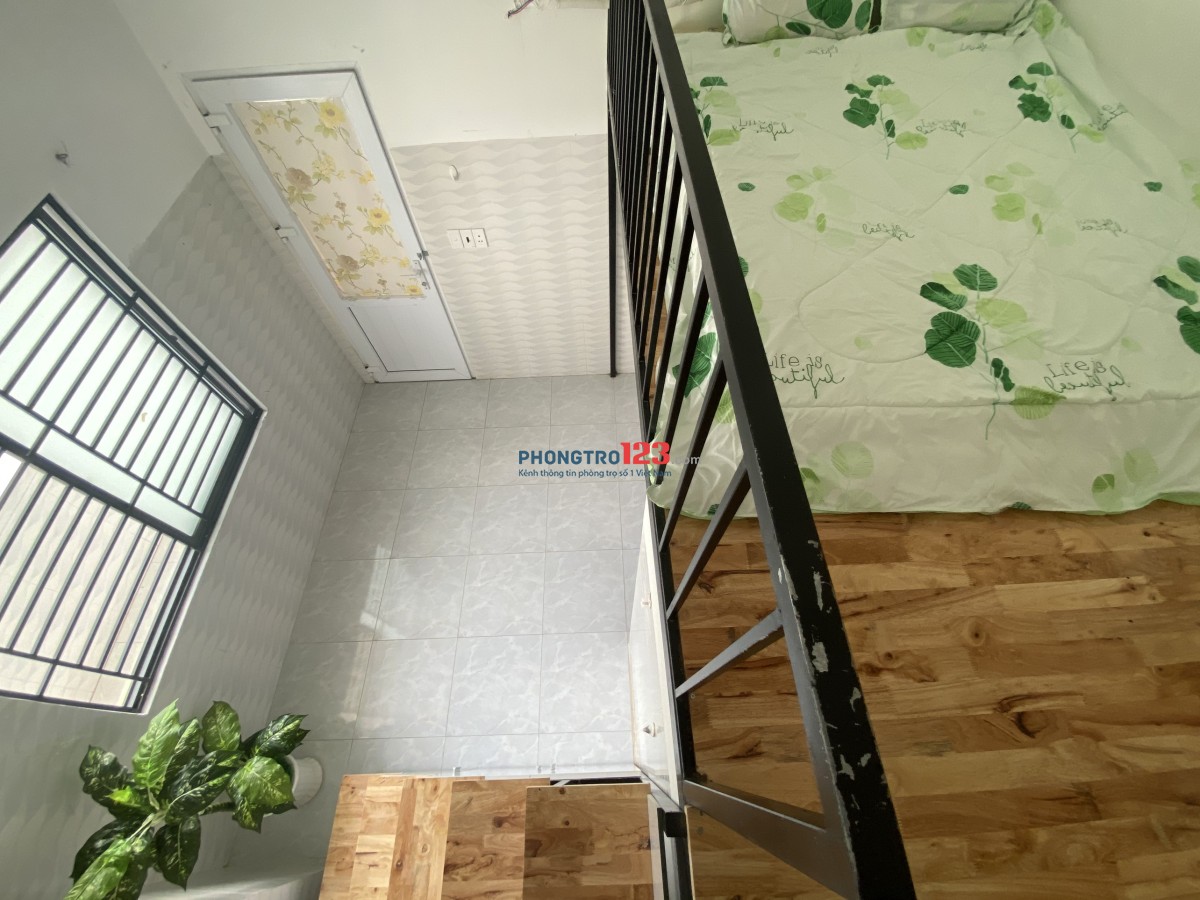 Gác lửng 28m2, nt cơ bản, Khuông Việt. 5' đi CV Đầm Sen, ở được 2, 3 bạn thoải mái