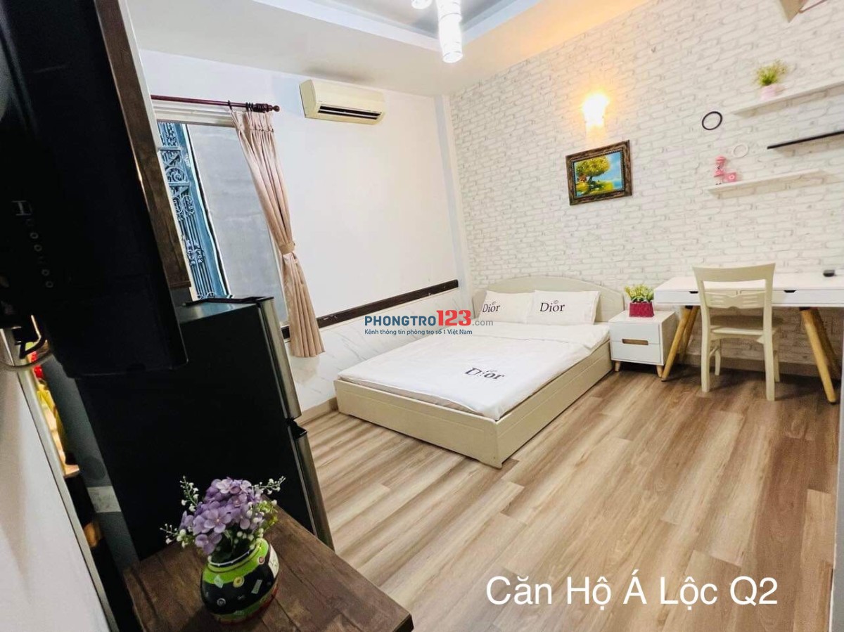 Phòng Studio Full Nội Thất Bếp Vị trí Đẹp 8 Trần Não Q2