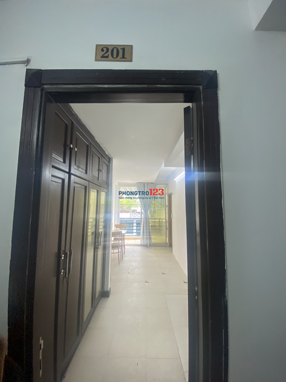 Căn hộ ban công thoáng mát, 1Phòng Ngủ, PK - 224/22 Lý Thường Kiệt, P.14, Q.10 (Đối diện nhà thi đấu Phú Thọ).