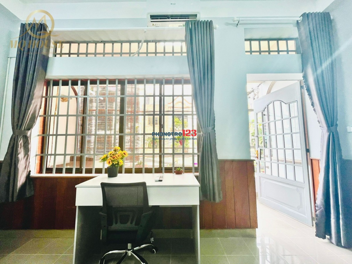 Hot -căn hộ 1 phòng ngủ tách bếp có ban công full nội thất tại Phan Văn Trị