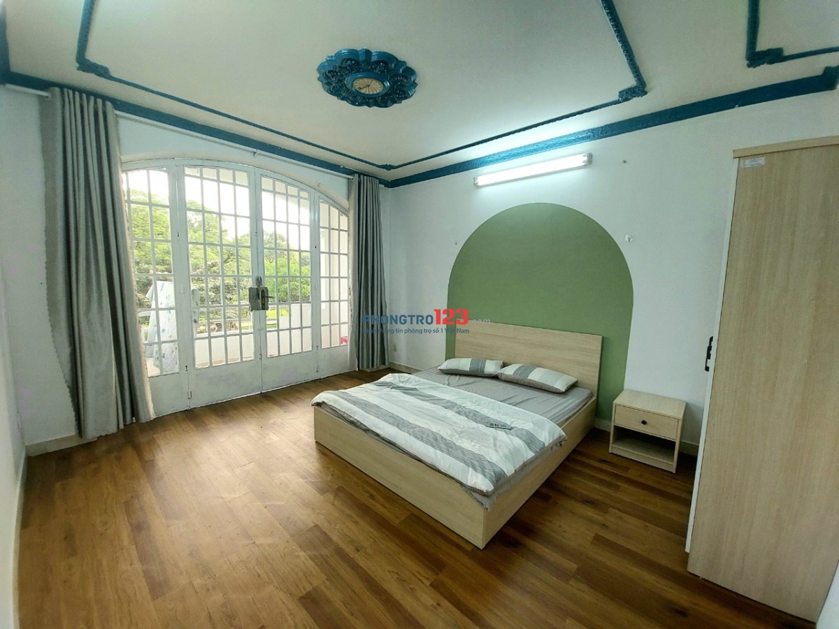 Căn hộ 1PN tách bếp riêng Nội Thất ban công 38m2 gần Sân Bay Công Viên Gia Định
