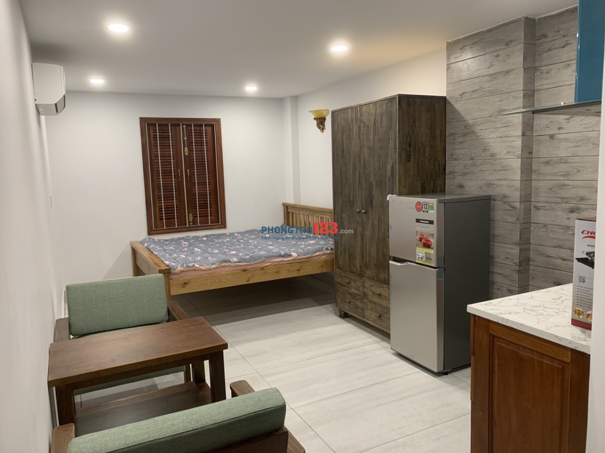 Cho thuê căn hộ dịch vụ đầy đủ nội thất, tiện nghi ngay Nơ Trang Long, Bình Thạnh