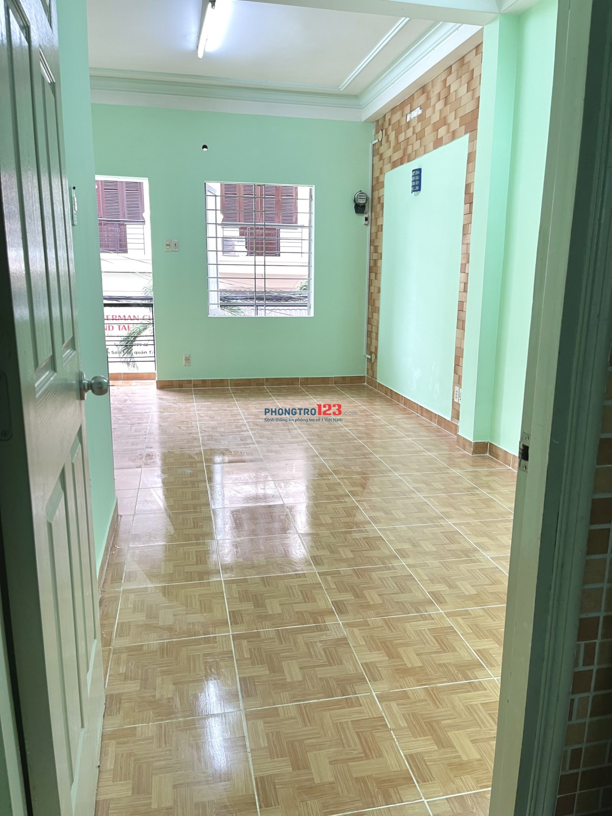 Cho thuê RẺ phòng đẹp máy lạnh đường Tân Sơn Nhì mới xây dựng ( Giảm 500k (
