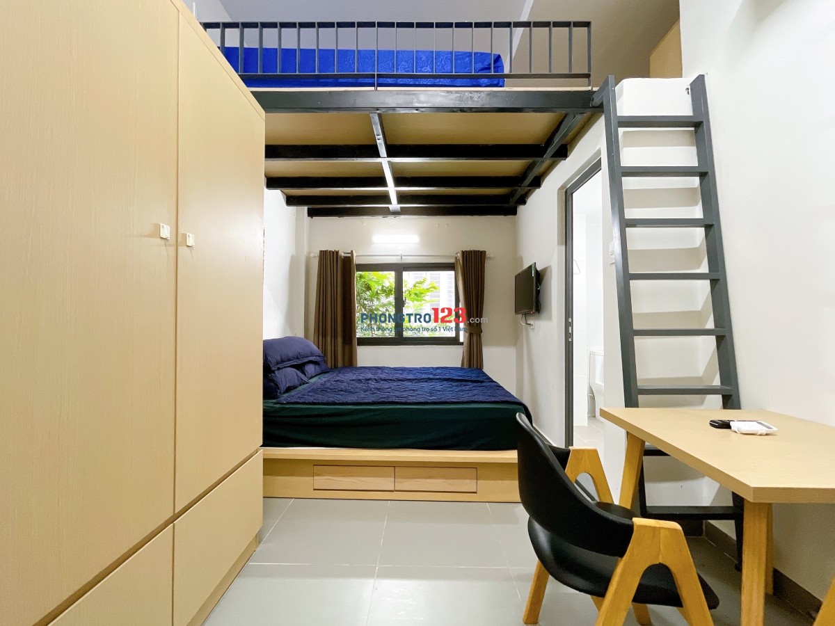 Phòng gác lửng 2 chỗ ngủ, phù hợp sinh viên chỉ 6tr có đủ nội thất