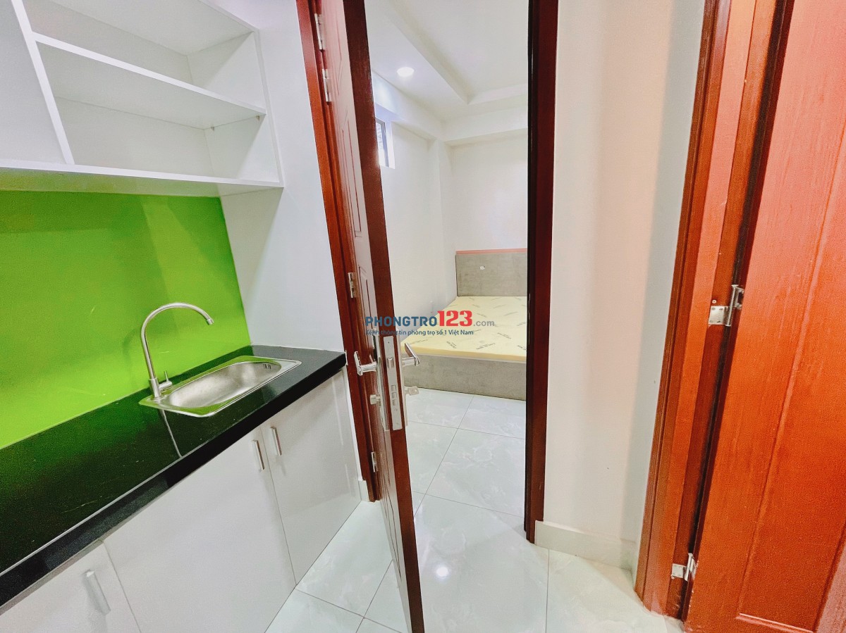 Bếp riêng với phòng ngủ full nội thất Nhất Chi Mai