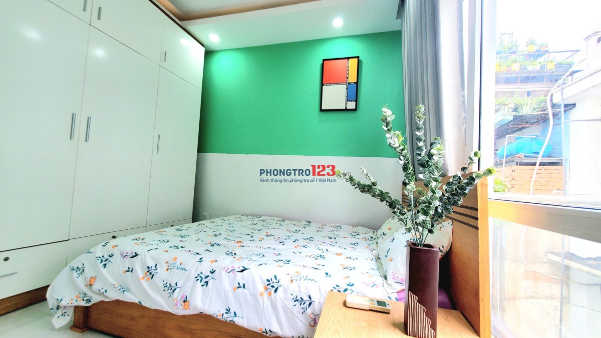 Cho Thuê Studio, Ban Công Ngay cầu Lê Văn Sỹ