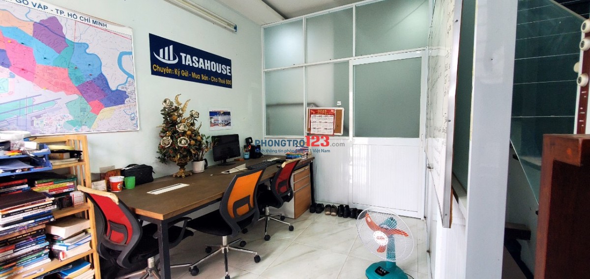 Cho thuê nhà gò vấp- full nội thất -vừa ở vừa làm văn phòng chỉ 4.8tr
