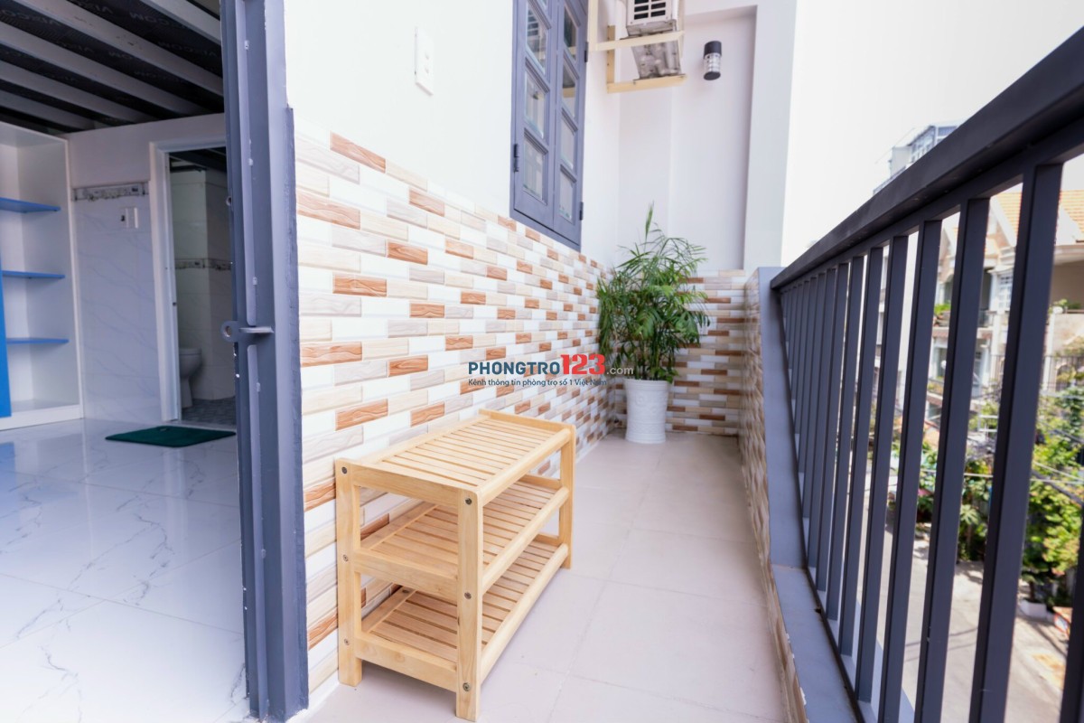 Cho thuê duplex 25m2 full nội thất mới view bancon free xe gần big c trường chinh giá rẻ