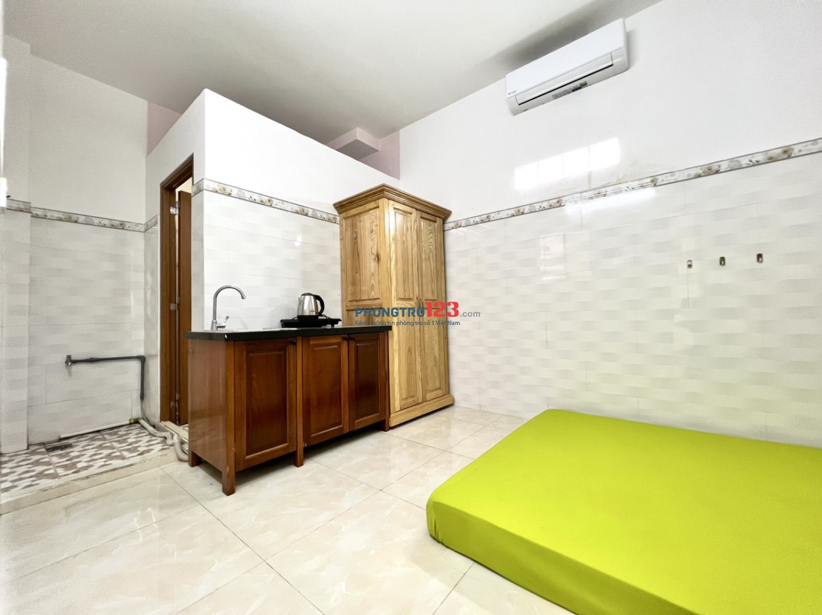 Phòng Xinh Y Hình 23m2 Full Nội Thất 5P Đi ĐH Văn Hiến Giao Âu Cơ Bảo Vệ, Thang Máy, Giờ Giấc Tự Do