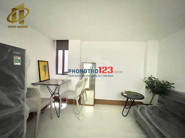 Cho thuê duplex mới 100% full nt, đầy đủ tiện nghi, cửa sổ. Khách dọn vào là ở luôn. Gần Lotte, Rmit