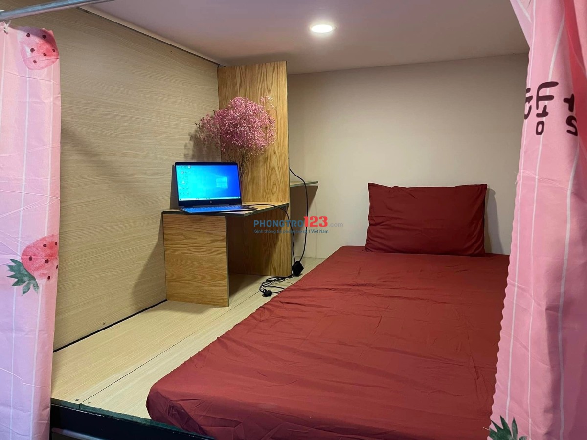 Sleepbox sinh viên đầy đủ nội thất, tiện nghi giá rẻ tại Quận tân Phú gần Đại Học Văn Hiến