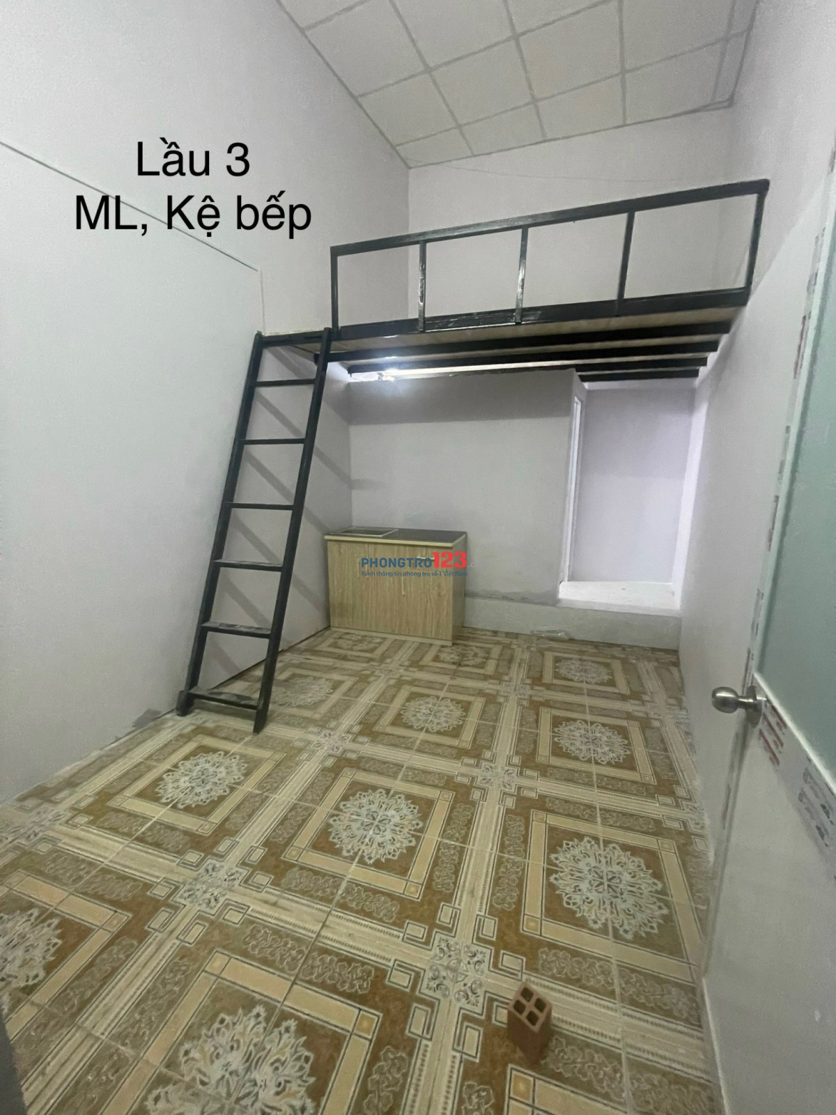 Phòng trọ giá rẻ Bình Thạnh có gác, mới keng chỉ từ 2TR5