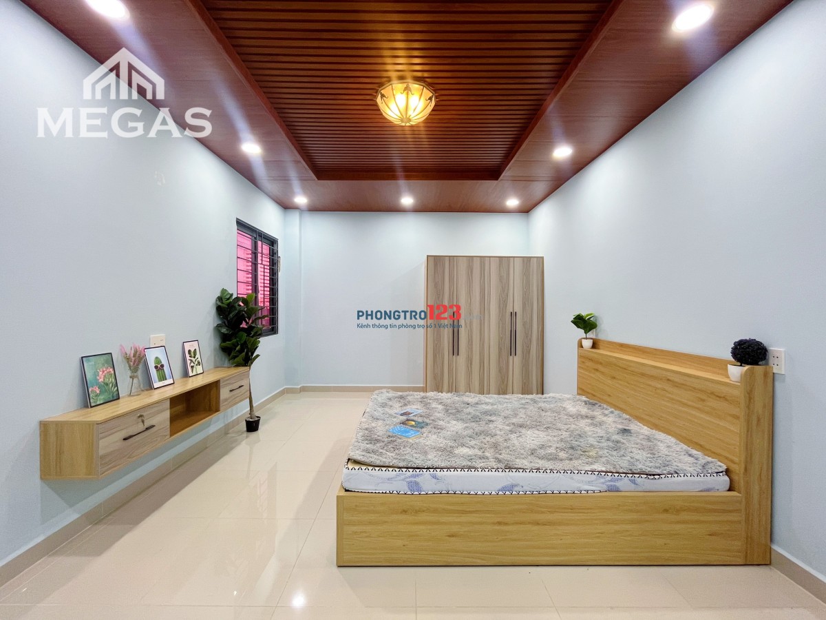 Căn hộ dịch vụ full nội thất và 1 phòng ngủ rộng 40m2 gần AEON Bình Tân