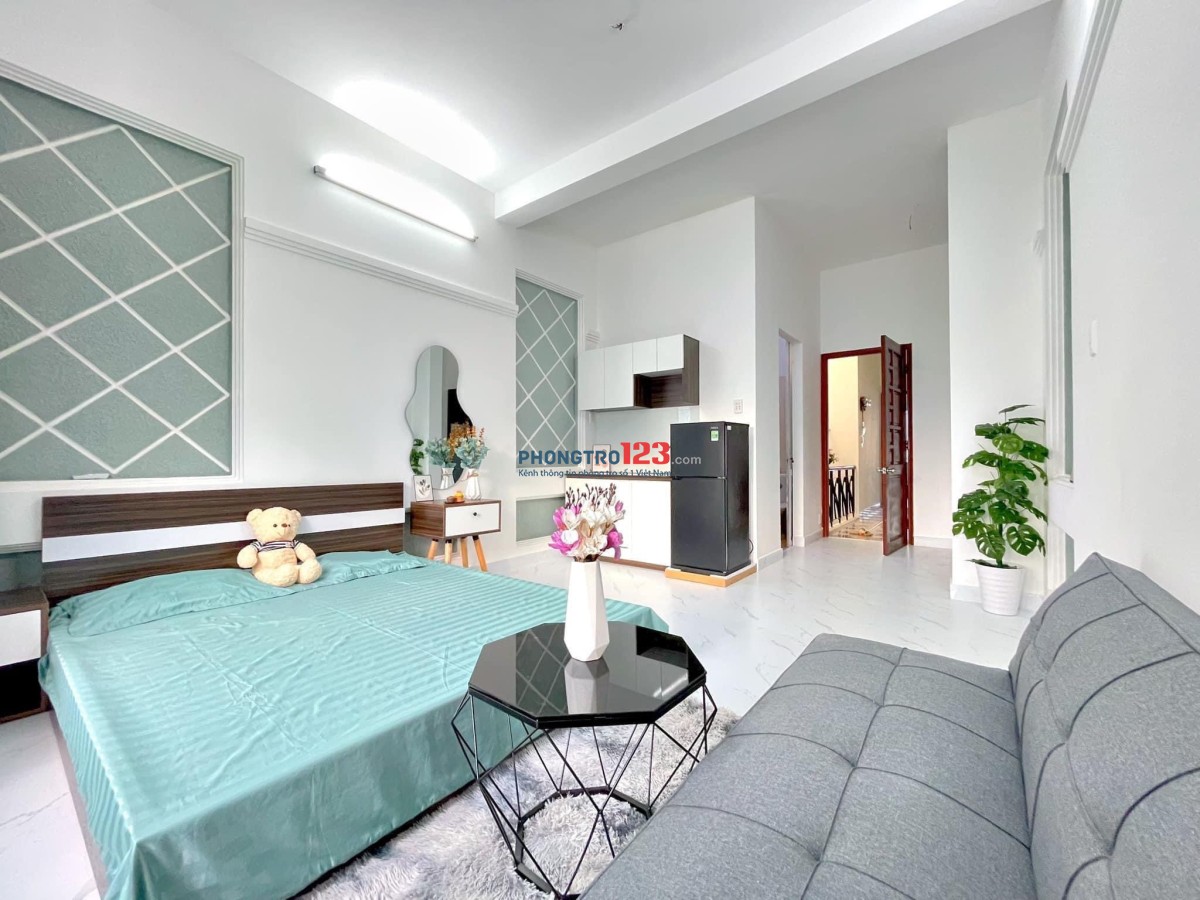 Thuê căn hộ gần ĐH Văn Lang cs3, studio siêu rộng - giá cực phải chăng dành cho tân sinh viên 2k5