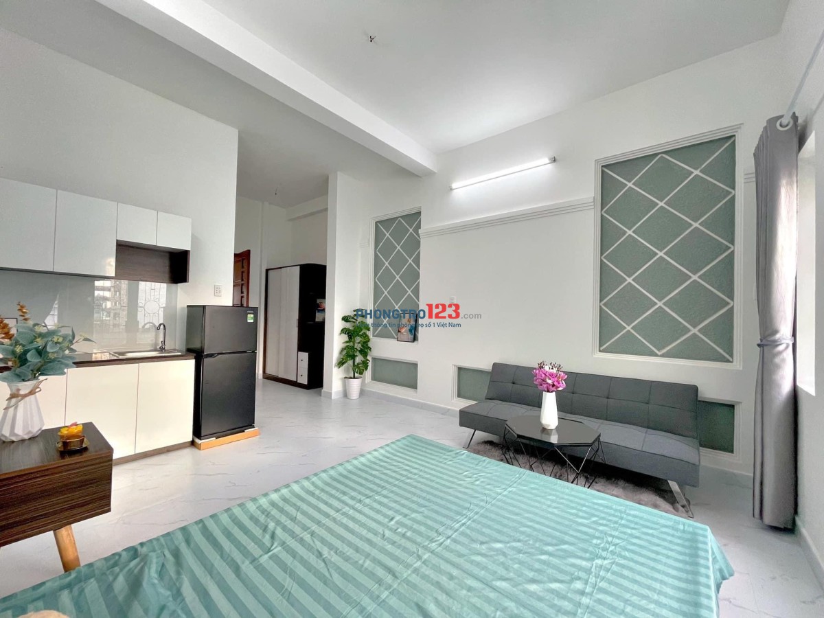 Thuê căn hộ gần ĐH Văn Lang cs3, studio siêu rộng - giá cực phải chăng dành cho tân sinh viên 2k5