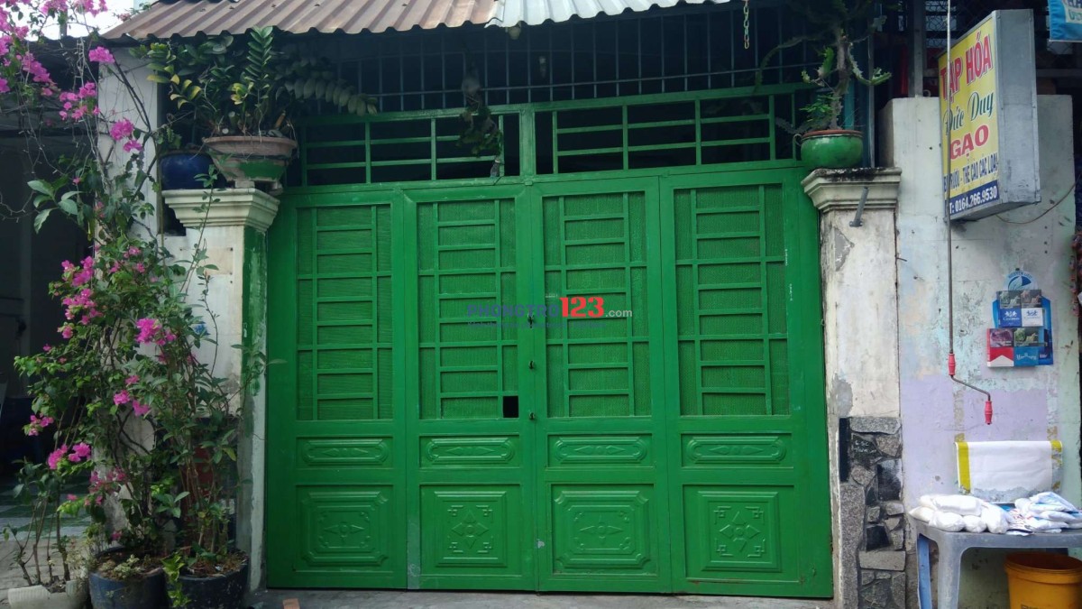 Cho thuê nhà nguyên căn 90m2 - hẻm thông 6m - gần CV PM Quang Trung