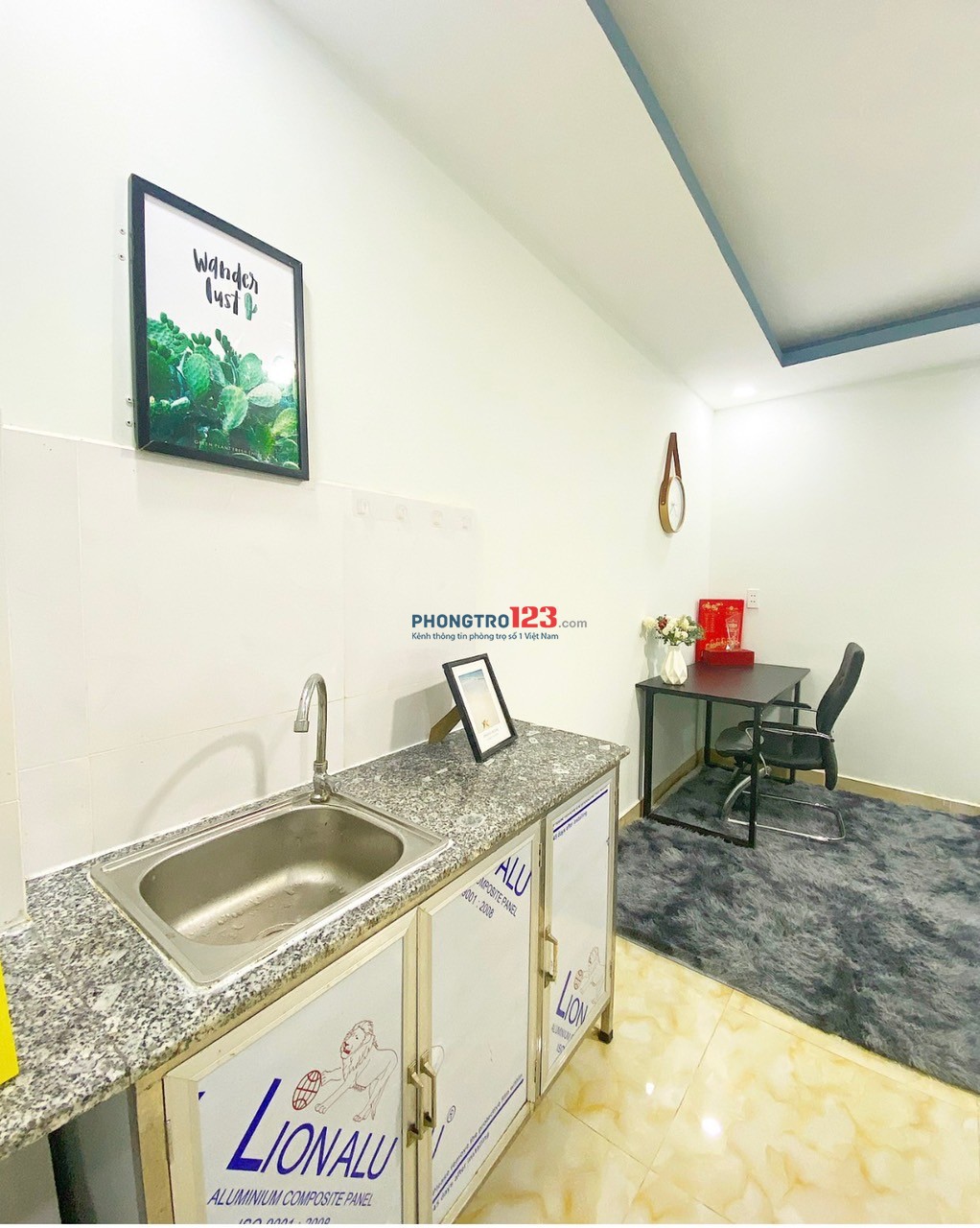 Phòng trọ sinh viên studio full nội thất - Phongtro123.com