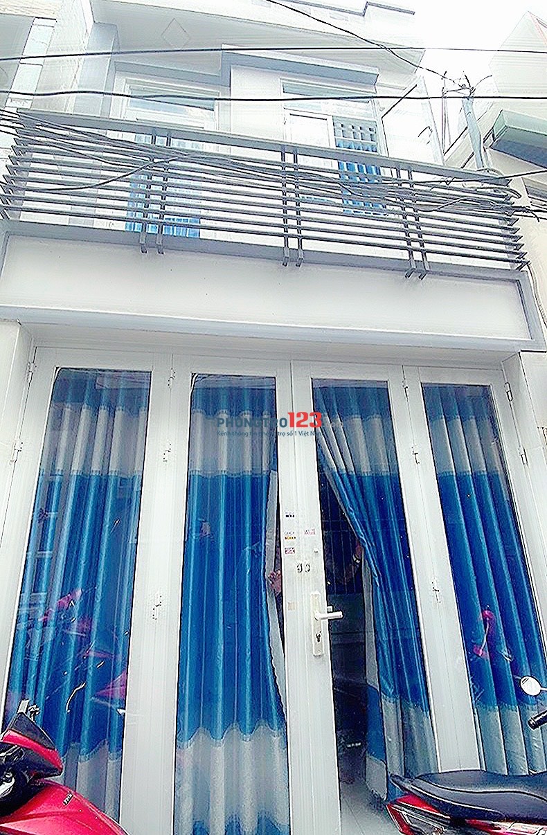Nhà cho thuê Gò Vấp, Phường 8, đường Quang Trung - hẻm 2 sẹc - Hẻm xem hơi thông từ ngoài, hẻm trước nhà 3m5