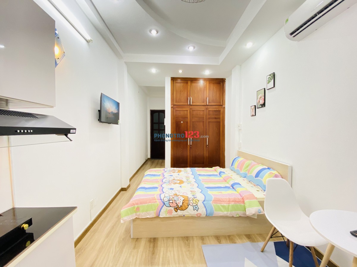 Cho thuê căn hộ full nội thất gần Satra Mall - Máy giặt riêng - Vạn Hạnh Mall - full nội thất