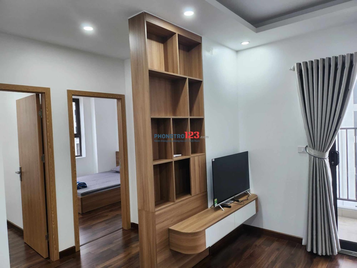 Cho thuê căn hộ chung cư Tecco Elite cầu vượt Đán TP Thái Nguyên 52m2 2 phòng ngủ đầy đủ nội thất