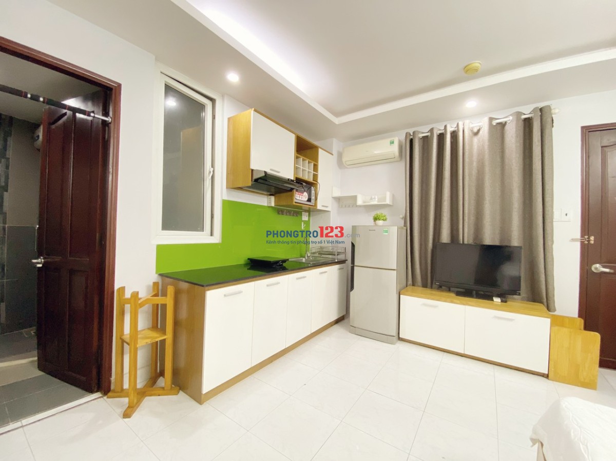 Giảm 500K 3 Tháng- căn hộ 1PN, studio - bếp cực to - Phú Nhuận sát Quận 3