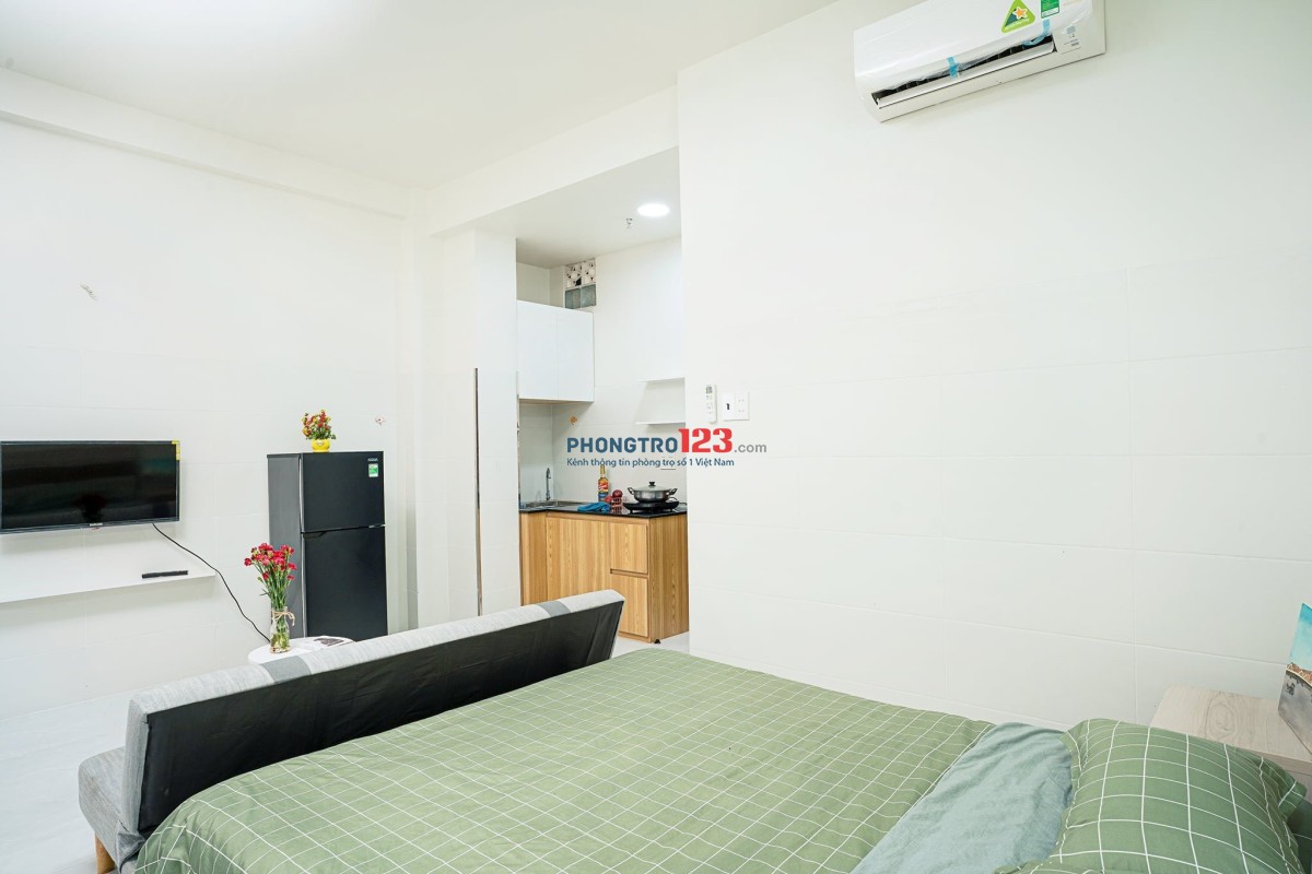Cho thuê căn hộ full nội thất gần cầu Nguyễn Văn Cừ và vòng xoay Trung Sơn