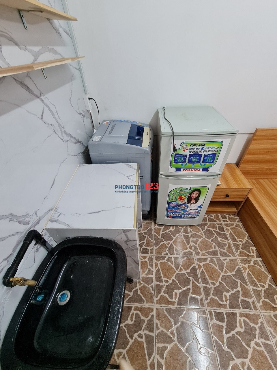 Căn hộ mini full nội thất máy giặt riêng gần Đại Học Xã Hội Nhân Văn , Đài Truyền Hình