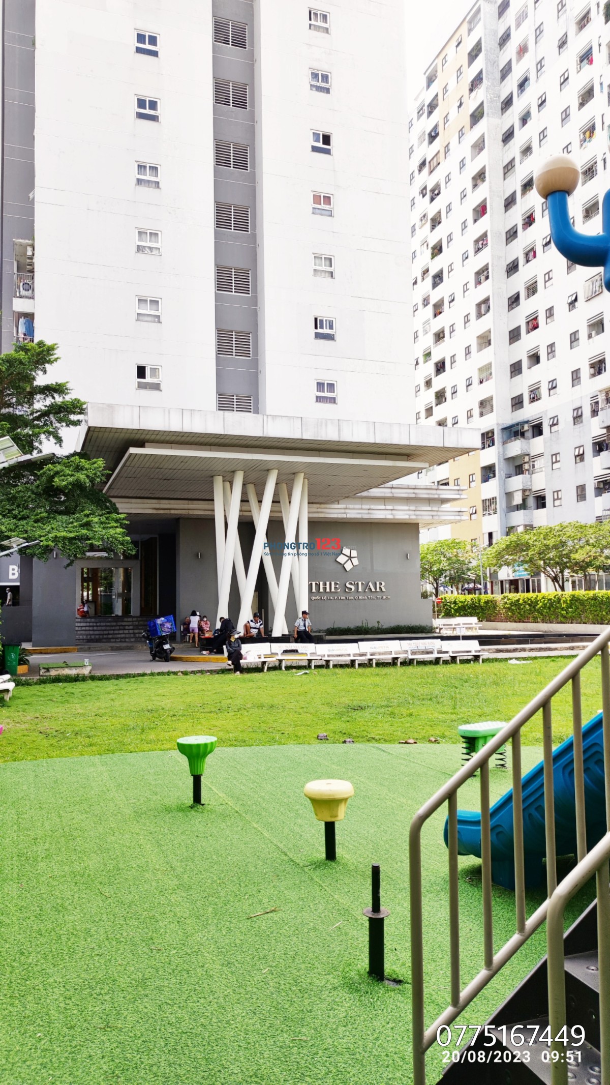 Cho thuê căn hộ cao cấp tầng cao view siêu đẹp quận Bình Tân 2PN 2WC
