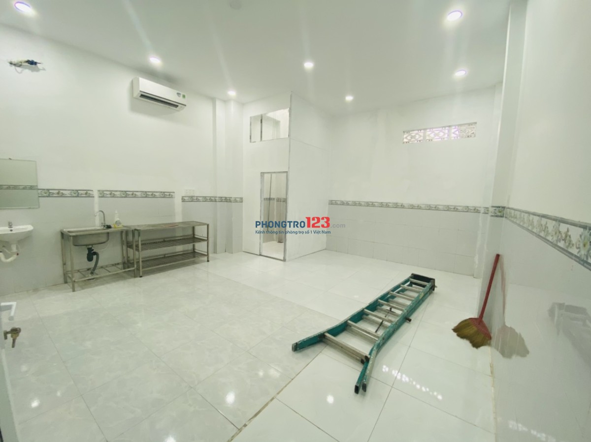 Cho thuê phòng trọ 65m2, gồm 2 phòng ngủ, 2WC, có gác, P HBC, TĐ