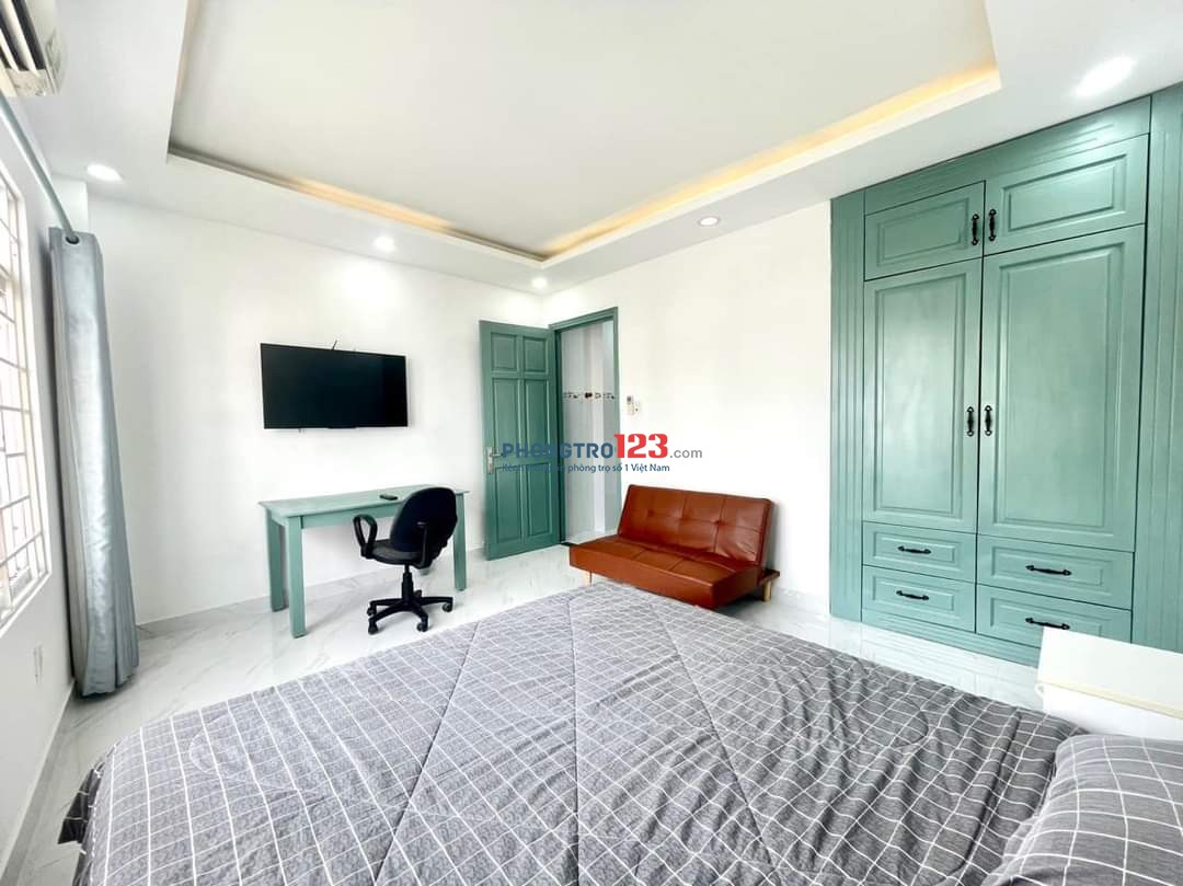 Căn Hộ 1 Phòng Ngủ Riêng Full Tiện Nghi 3P Đi Chợ Phạm Văn Hai, Nhà Thờ 3 Chuông